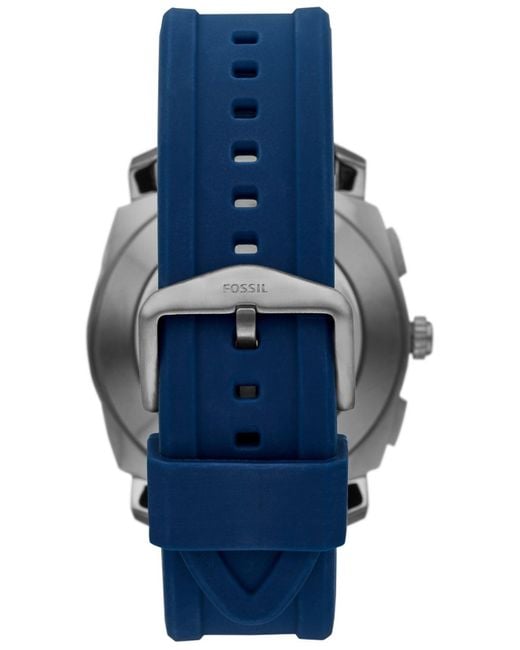 fossil hybrid smartwatch blue
