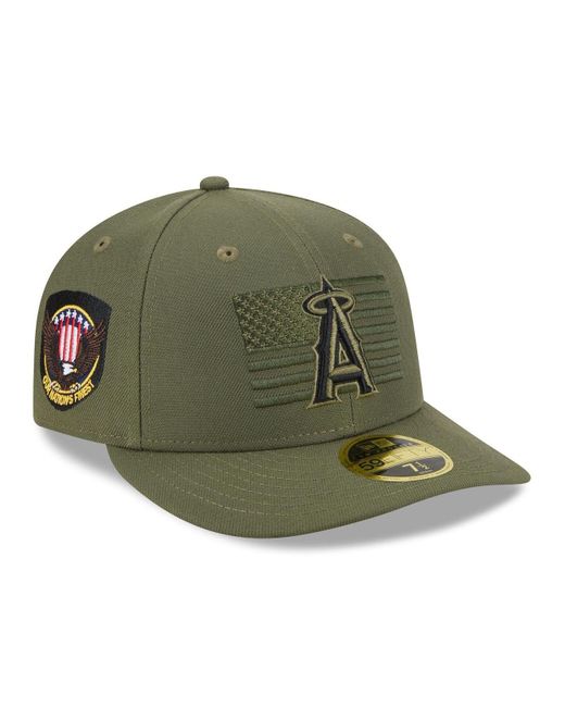 Los Angeles Dodgers Olive Green 2023 Armed Forces Day New Era 59FIFTY  Fitted Hat