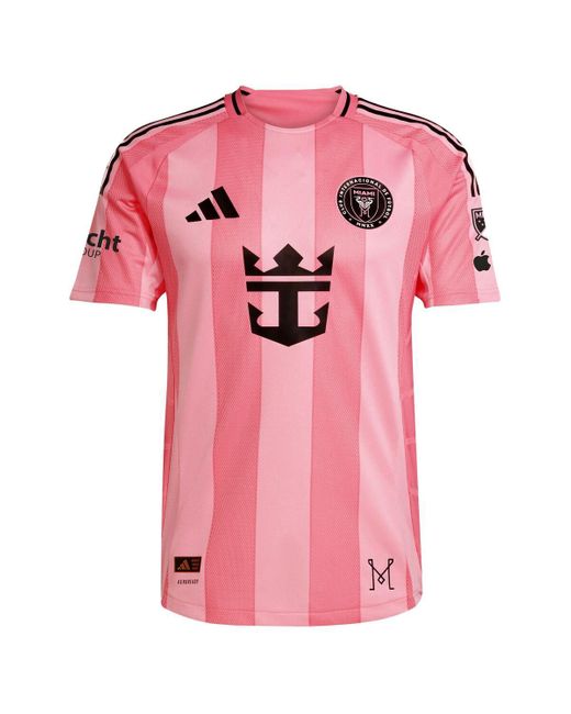 Adidas Pink Lionel Messi Inter Miami Cf 2025 Euforia Authentic Player Jersey for men