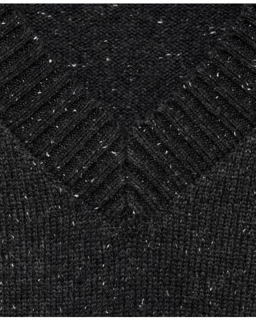 Mango Blue V-neck Knitted Sweater Vest