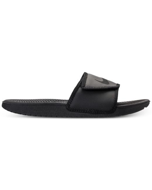Nike Synthetic Men's Kawa Adjustable Slide Sandals From Finish Line in ...