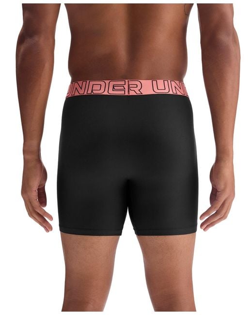 Under Armour Black Boxerjock Performance Tech Boxer Briefs for men