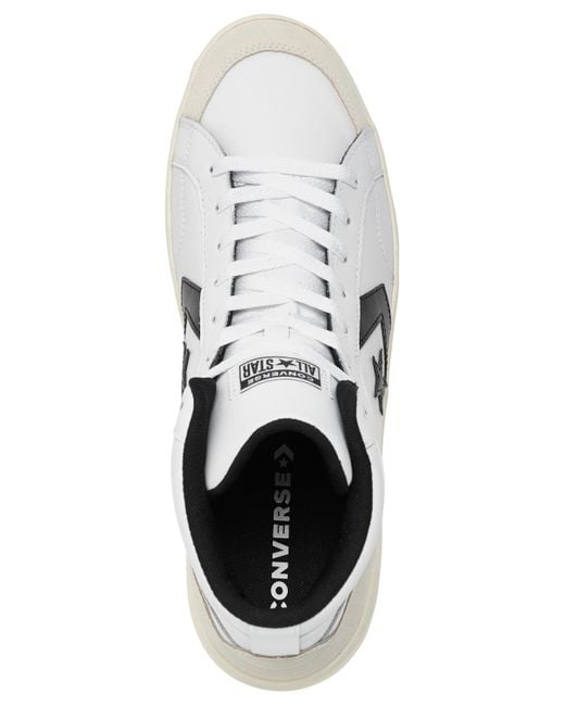 Converse White Pro Blaze Classic High Classic Sneakers From Finish Line for men