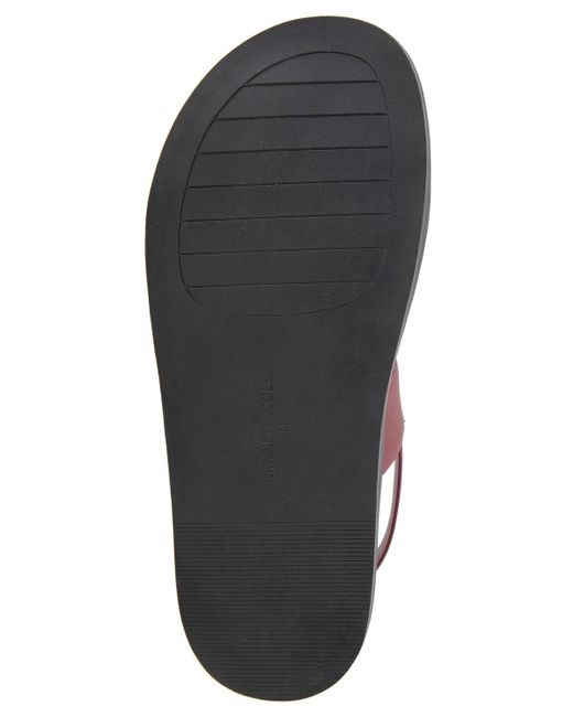 Kenneth Cole Pink Drinity Round Toe Flat Sandals
