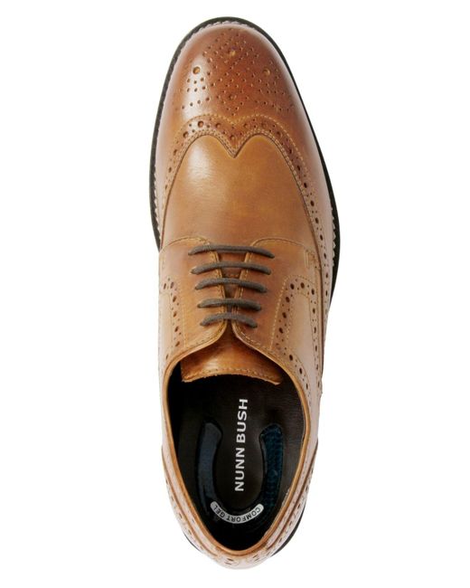 nunn bush nelson wingtip dress casual oxford