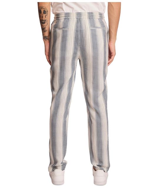 Paisley & Gray Gray Chester Diamond Striped Drawstring Pants for men