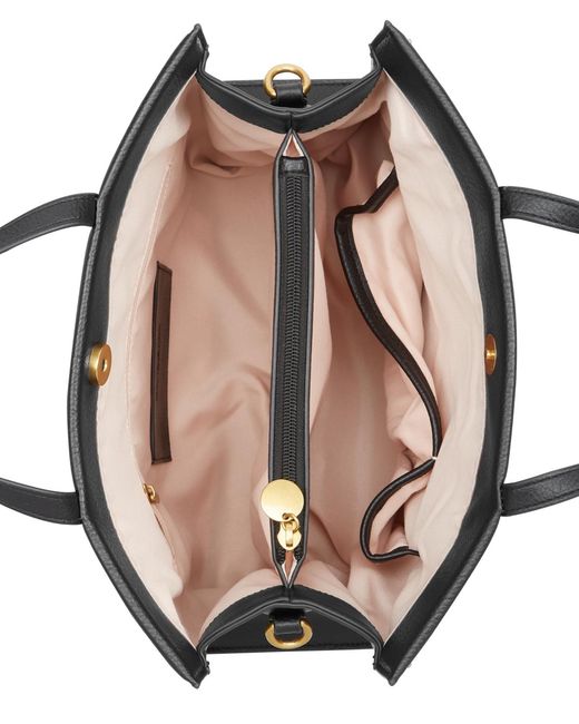 Style & Co. Black Boxy Medium Tote