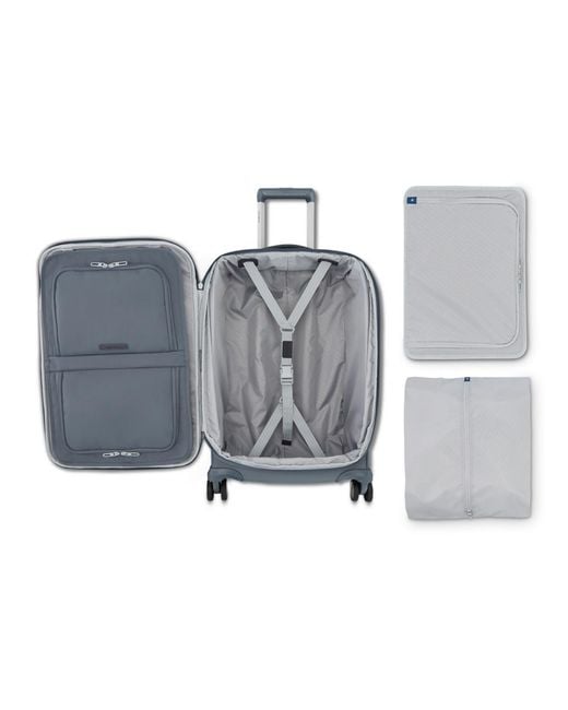 Samsonite Gray Elevation Plus Softside Carry On Expandable Spinner