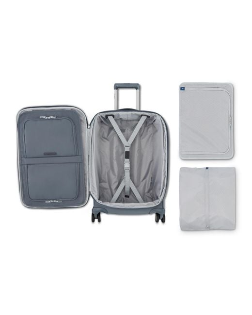 Samsonite Gray Elevation Plus Softside Carry On Expandable Spinner