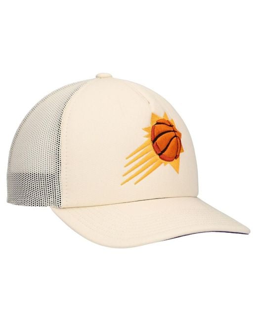 Mitchell & Ness Natural Phoenix Suns Trucker Adjustable Hat for men