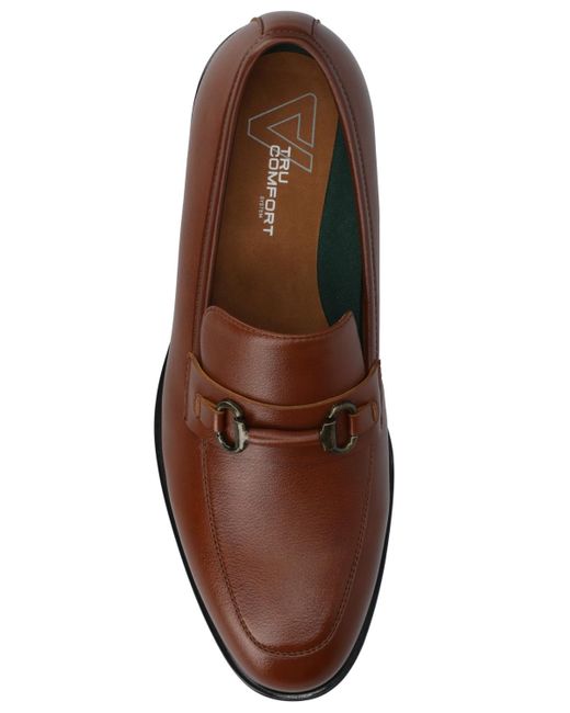 Vance Co. Brown Anthony Flexible Bit Loafers for men