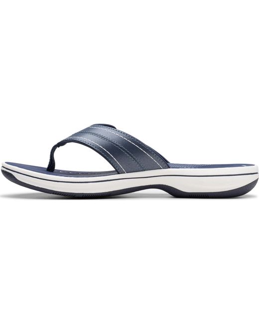 Clarks Blue Cloudsteppers Breeze Reyna Sandals