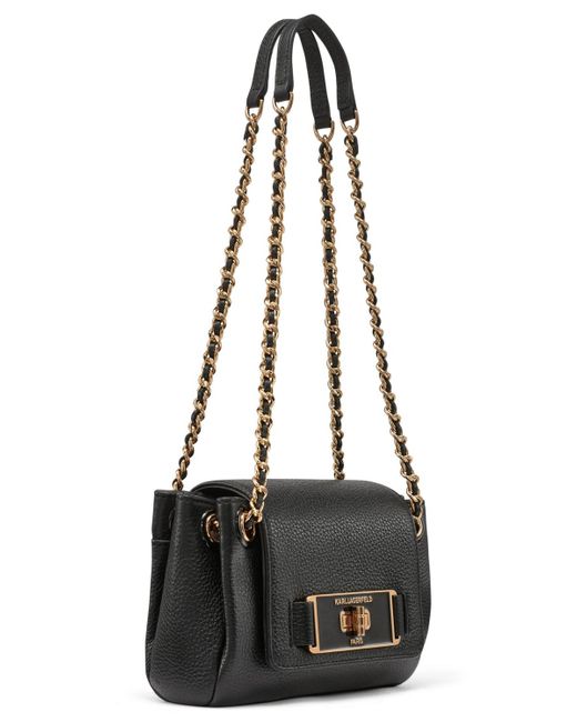 Karl Lagerfeld Black Bridgette Crossbody