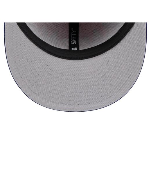 KTZ Red/royal Philadelphia Phillies Retro Pattern 59fifty Fitted Hat for men