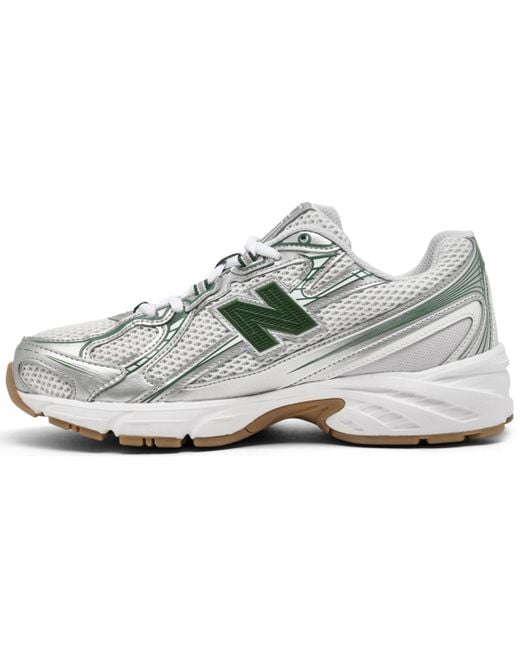 New Balance White 740 Casual Sneakers From Finish Line