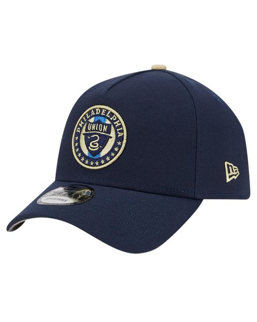 KTZ Blue Philadelphia Union 2024 Kick Off Collection 9forty A-frame Adjustable Hat for men