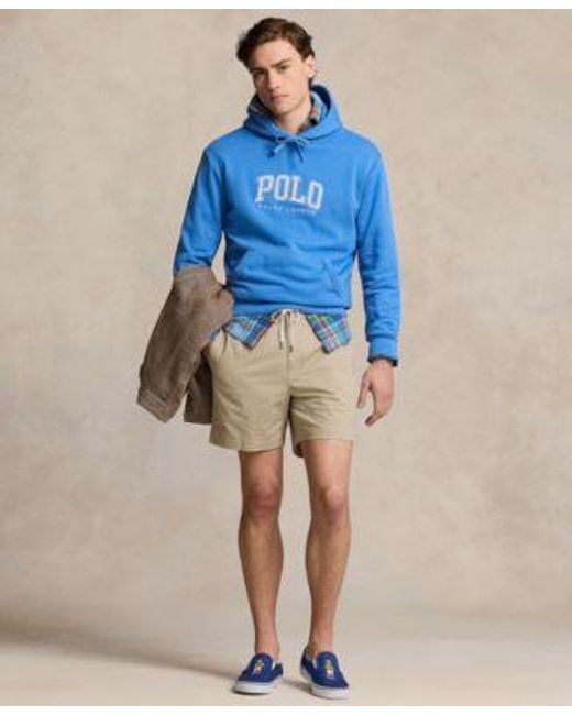 Polo Ralph Lauren Blue Sport Coat Fleece Hoodie Oxford Shirt Prepster Shorts Sneakers for men