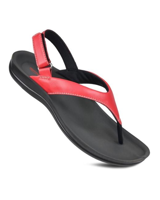 AEROTHOTIC Blue Aura Slingback Sandals