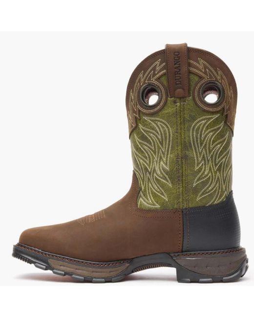 Durango Brown Maverick Xp Waterproof Western Work Boot for men