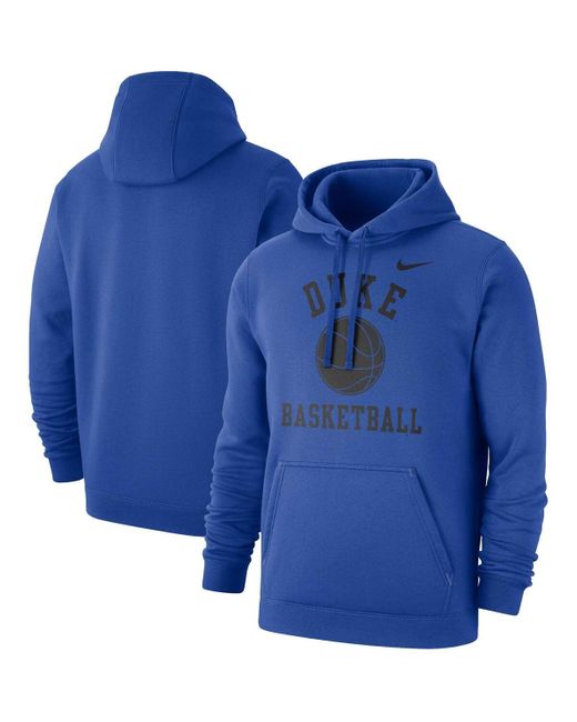 Nike Duke Blue Devils Basketball Club Fleece Pullover Hoodie for men