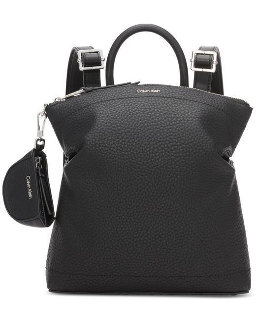 Calvin Klein Black Cypress Top Zip Backpack