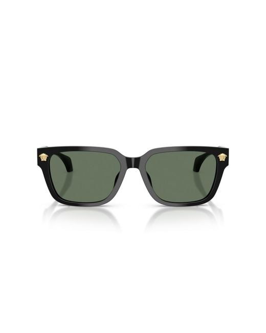 Versace Green Rectangle Sunglasses for men