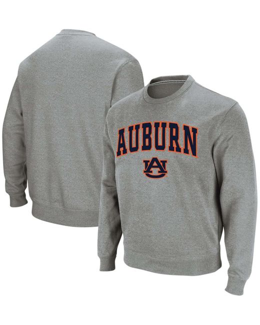 Colosseum Athletics Auburn Tigers Arch And Logo Crew Neck Sweatshirt in Gray for Men Lyst