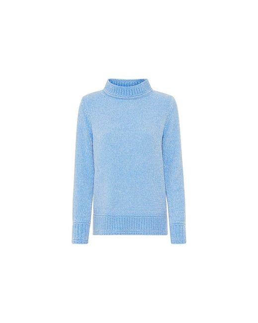 Olsen Blue Chenille Sweater