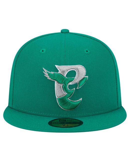 KTZ Green Philadelphia Eagles City Originals 59fifty Fitted Hat for men