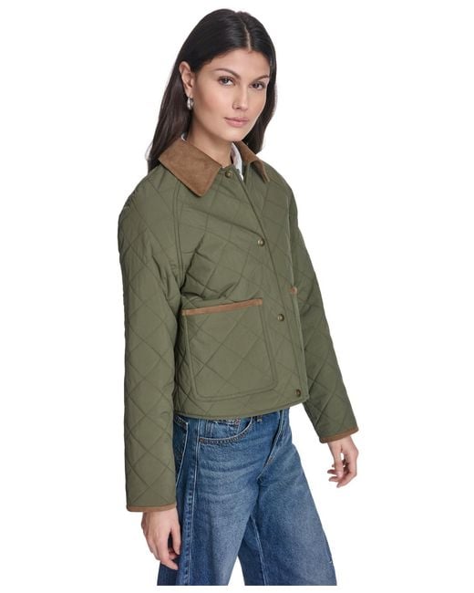 Levi's Blue Diamond Quilted Jacket