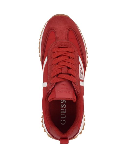 Guess Red Bail Logo Retro jogger Sneakers