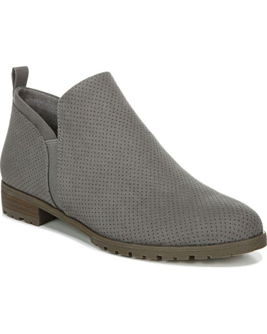dr scholl's gray booties