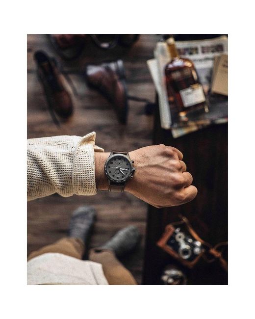 Vincero Gray Graphite The Altitude Pilot Watch for men