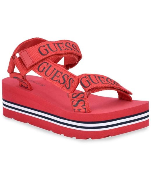 Guess sandals platform 2025