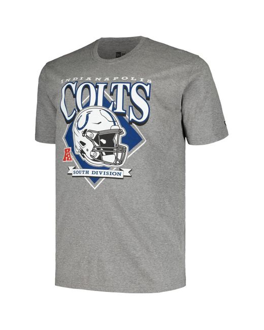 KTZ Indianapolis Colts Big And Tall Helmet T-shirt in Gray for Men | Lyst