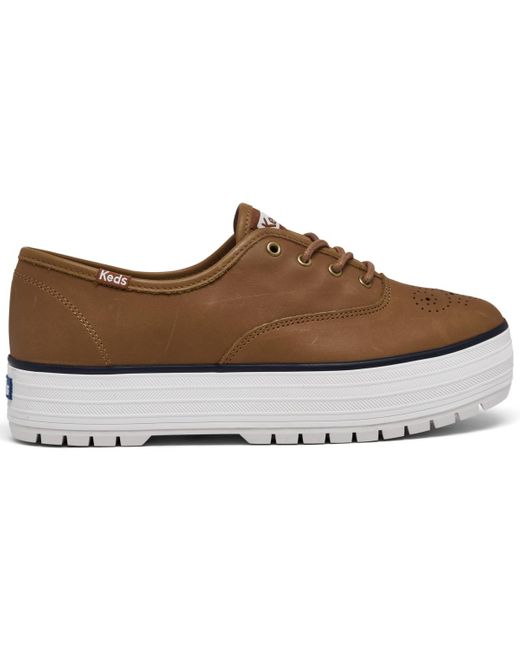 Keds best sale cognac leather