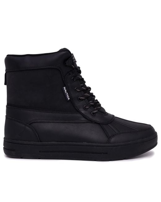 Nautica Lockview Duck Boots in Black for Men Lyst