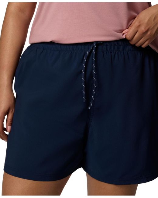 Columbia Plus Size Bluevista Hill Elastic Shorts