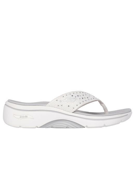 Skechers White Go Walk Arch Fit 2.0