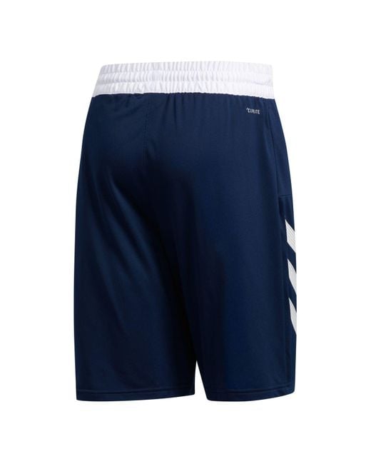 adidas blue basketball shorts