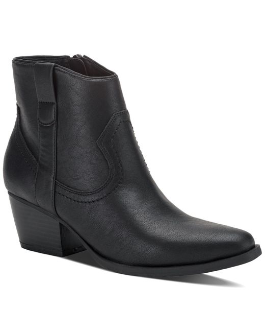 Style & Co. Perriee Western Boots, Created For Macy's in Black Lyst