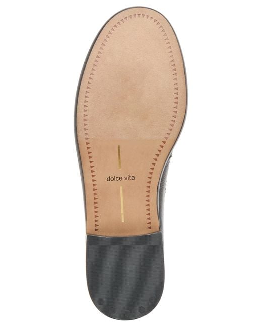 Dolce Vita Black Waylen Slip On Loafers