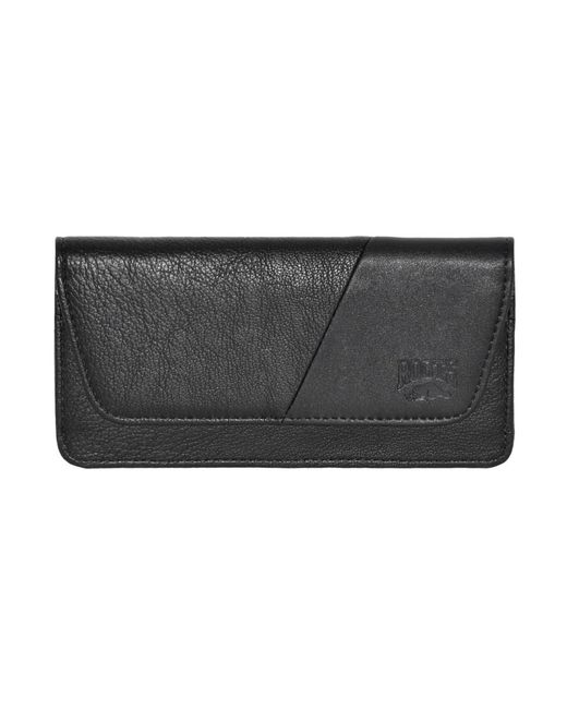 ROOTS Black Slim Wallet for men