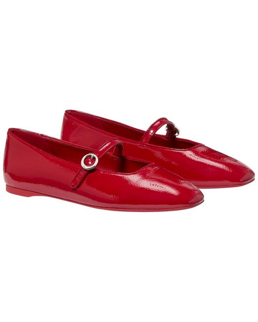 Kate Spade Red Halo Mary Jane Flats