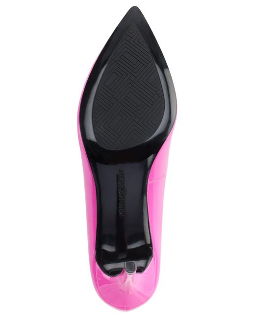 Karl Lagerfeld Pink Paris Cushioned Insole Evening Royale-high Pump
