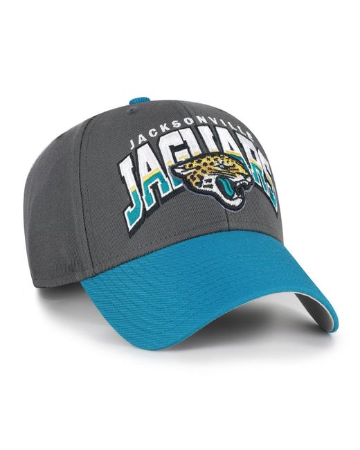 '47 Blue Jacksonville Jaguars Split Block Mvp Adjustable Hat for men