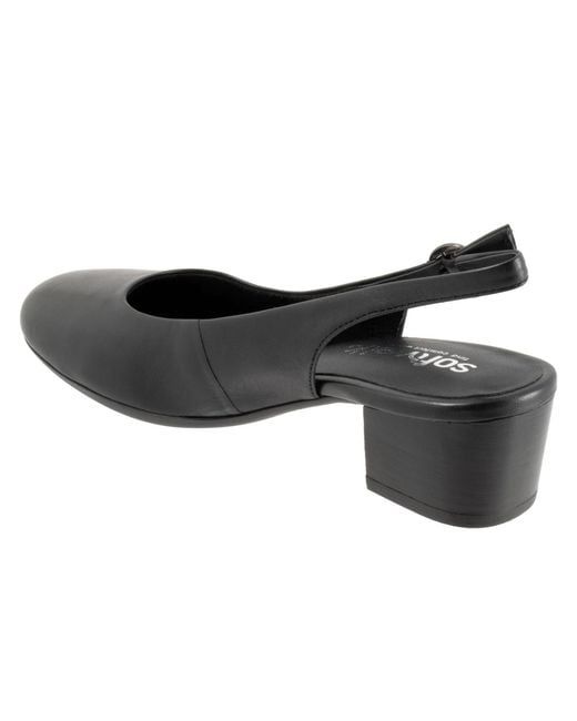Softwalk® Black Largo Pumps