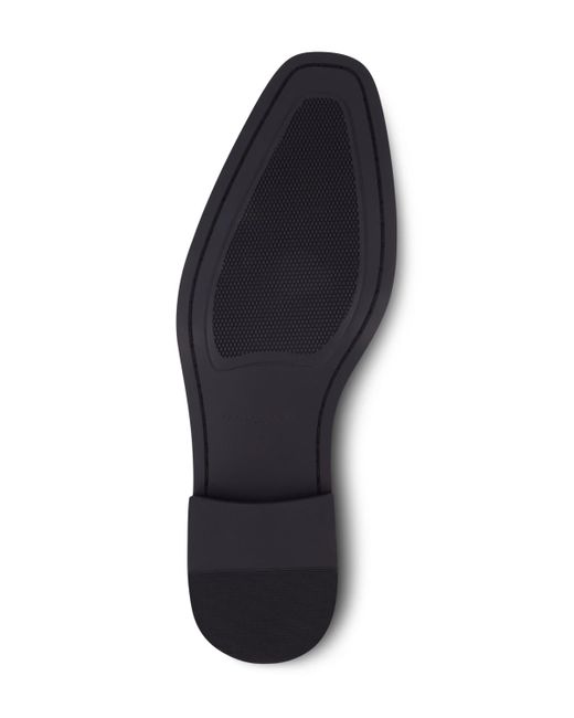 Karl Lagerfeld Brown Double Monk Cap Toe Dress Shoe for men
