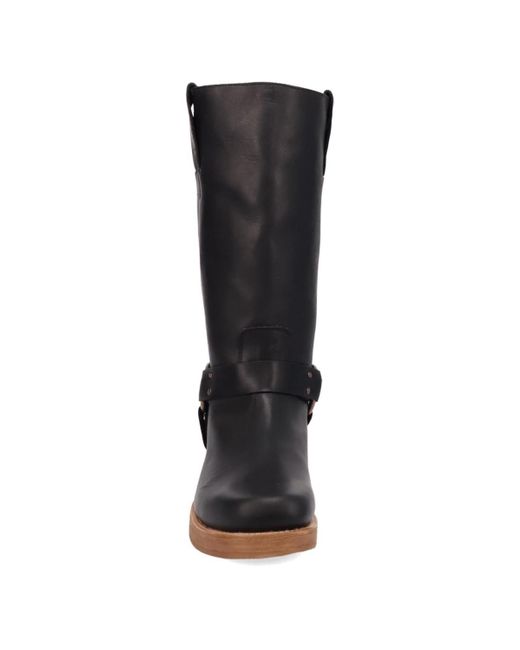 Dingo Black Rip Leather Boot for men