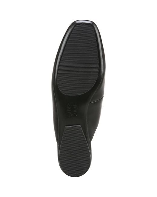Naturalizer Black Apple Square Toe Mary Jane Mules